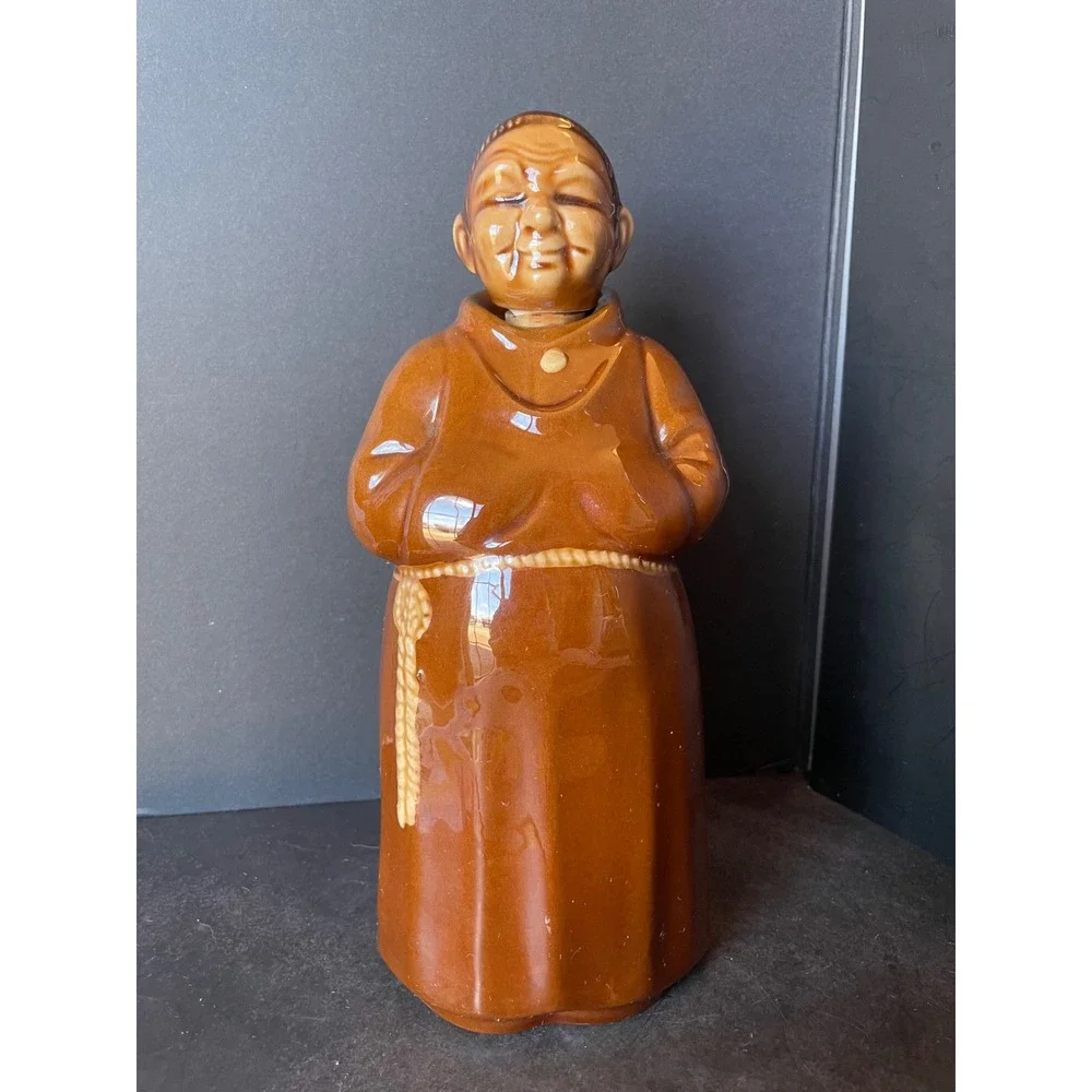 Cortenforf‎ Pottery Style Monk Decanter Excellent Ceramic Friar Tuck Figurine